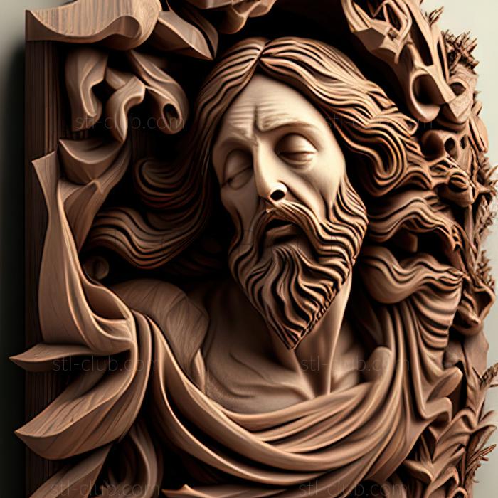 3D model st jesus (STL)